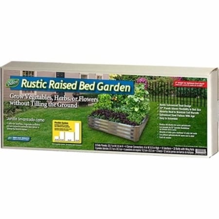 Dalen Raised Garden Bed, Galvanized Steel RRBG-4 | Zoro
